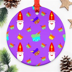 Saint Nicholas Ornament (round) by HermanTelo