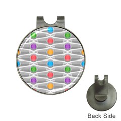 Seamless Pattern Background Abstract Circle Hat Clips With Golf Markers