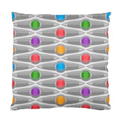 Seamless Pattern Background Abstract Circle Standard Cushion Case (one Side)