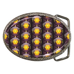 Pattern Background Yellow Bright Belt Buckles by HermanTelo