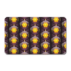 Pattern Background Yellow Bright Magnet (rectangular) by HermanTelo