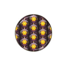 Pattern Background Yellow Bright Hat Clip Ball Marker