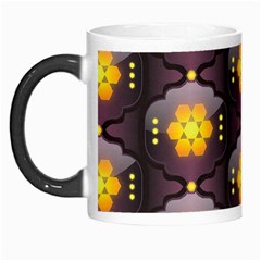 Pattern Background Yellow Bright Morph Mugs