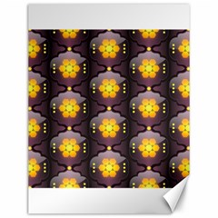 Pattern Background Yellow Bright Canvas 12  X 16 