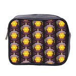 Pattern Background Yellow Bright Mini Toiletries Bag (Two Sides) Front