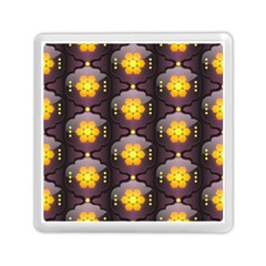 Pattern Background Yellow Bright Memory Card Reader (square)