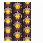 Pattern Background Yellow Bright Large Garden Flag (Two Sides) Front