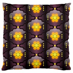 Pattern Background Yellow Bright Large Cushion Case (one Side)