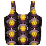 Pattern Background Yellow Bright Full Print Recycle Bag (XL) Front