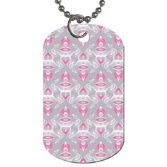 Seamless Pattern Background Dog Tag (two Sides)