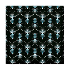 Seamless Pattern Background Black Tile Coasters