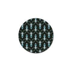 Seamless Pattern Background Black Golf Ball Marker