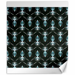 Seamless Pattern Background Black Canvas 20  X 24 