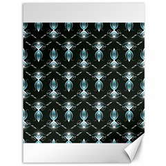 Seamless Pattern Background Black Canvas 36  X 48 