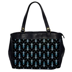 Seamless Pattern Background Black Oversize Office Handbag