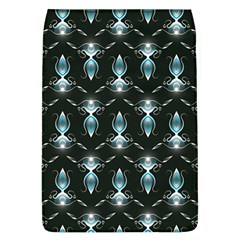 Seamless Pattern Background Black Removable Flap Cover (l)