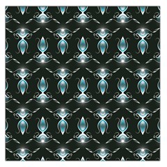 Seamless Pattern Background Black Large Satin Scarf (square)