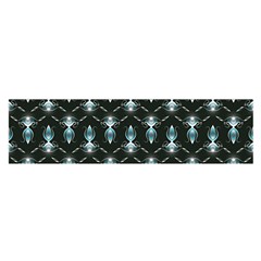 Seamless Pattern Background Black Satin Scarf (oblong)