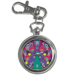 Peacock Bird Animal Feathers Key Chain Watches