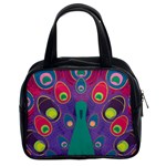 Peacock Bird Animal Feathers Classic Handbag (Two Sides) Front