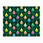 Tulips Seamless Pattern Background Small Glasses Cloth Front