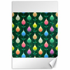 Tulips Seamless Pattern Background Canvas 20  X 30 