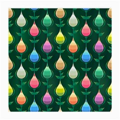 Tulips Seamless Pattern Background Medium Glasses Cloth