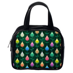 Tulips Seamless Pattern Background Classic Handbag (one Side)