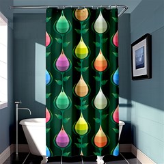 Tulips Seamless Pattern Background Shower Curtain 36  X 72  (stall)  by HermanTelo