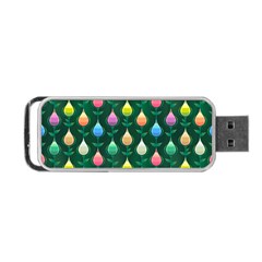 Tulips Seamless Pattern Background Portable Usb Flash (one Side)