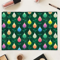 Tulips Seamless Pattern Background Cosmetic Bag (xxl) by HermanTelo