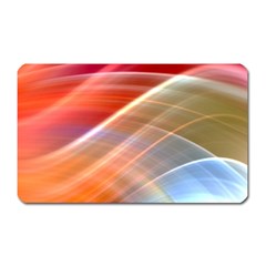 Wave Background Pattern Abstract Magnet (rectangular) by HermanTelo