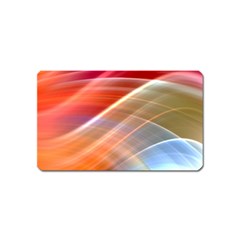 Wave Background Pattern Abstract Magnet (name Card) by HermanTelo