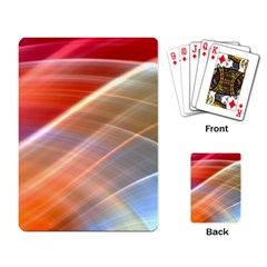 Wave Background Pattern Abstract Playing Cards Single Design