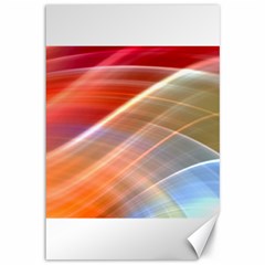 Wave Background Pattern Abstract Canvas 12  X 18  by HermanTelo