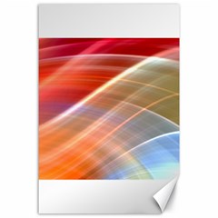 Wave Background Pattern Abstract Canvas 24  X 36 