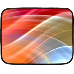 Wave Background Pattern Abstract Fleece Blanket (mini)