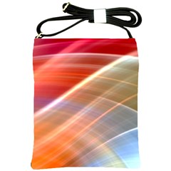 Wave Background Pattern Abstract Shoulder Sling Bag