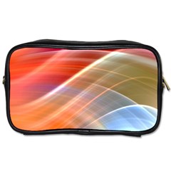 Wave Background Pattern Abstract Toiletries Bag (two Sides)