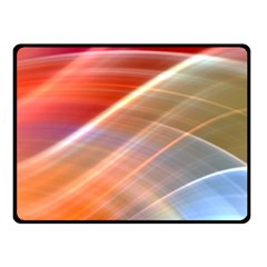 Wave Background Pattern Abstract Fleece Blanket (small)