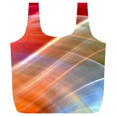 Wave Background Pattern Abstract Full Print Recycle Bag (xl) by HermanTelo