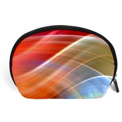 Wave Background Pattern Abstract Accessory Pouch (large)