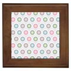 Seamless Pattern Pastels Background Pink Framed Tiles