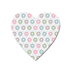 Seamless Pattern Pastels Background Pink Heart Magnet