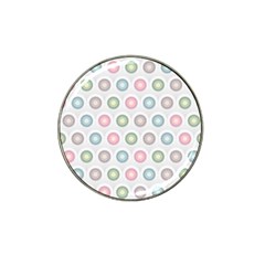 Seamless Pattern Pastels Background Pink Hat Clip Ball Marker (10 pack)