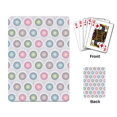 Seamless Pattern Pastels Background Pink Playing Cards Single Design