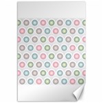 Seamless Pattern Pastels Background Pink Canvas 12  x 18  11.88 x17.36  Canvas - 1