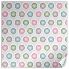 Seamless Pattern Pastels Background Pink Canvas 16  x 16 