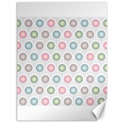 Seamless Pattern Pastels Background Pink Canvas 36  x 48 