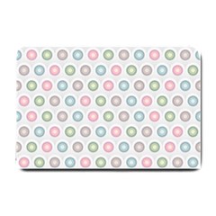 Seamless Pattern Pastels Background Pink Small Doormat 